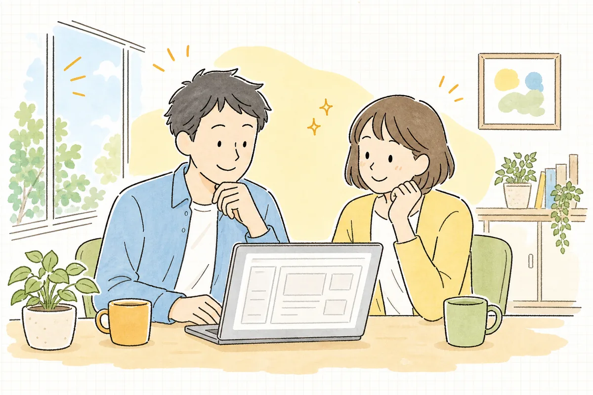 外部サービスの障害が起きても機能が縮退して動き続けていることを、開発者と同僚が画面を見ながら確認して安心している場面